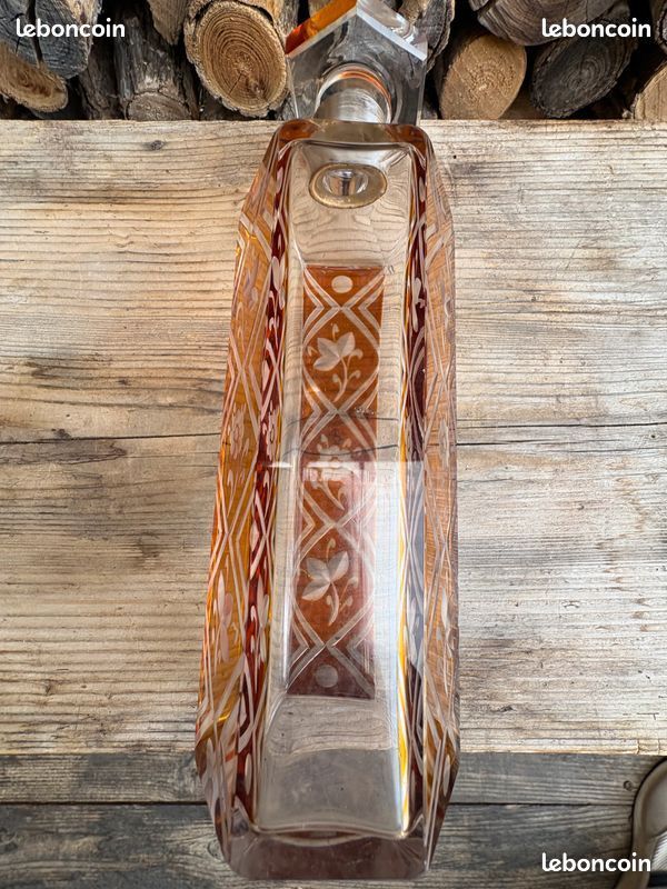 Carafe Art Déco Boho Tchèque par Karl Palda Bague argent massif (image 7)