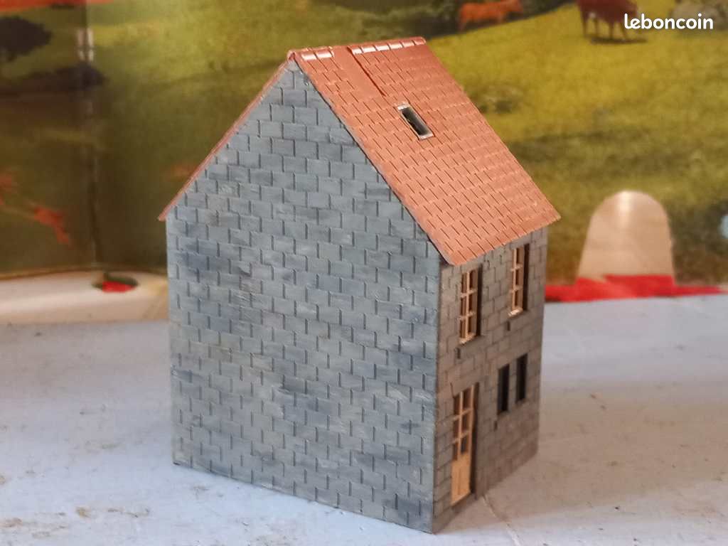 Jouef Volmer Kibry Faller MKD Maison Briques en travaux (image 4)