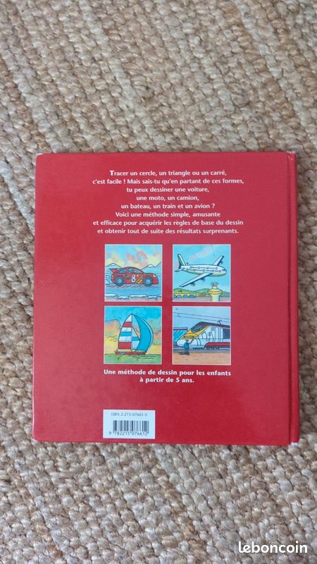 Livre " j'apprends à dessiner les moyens de transports" (image 2)