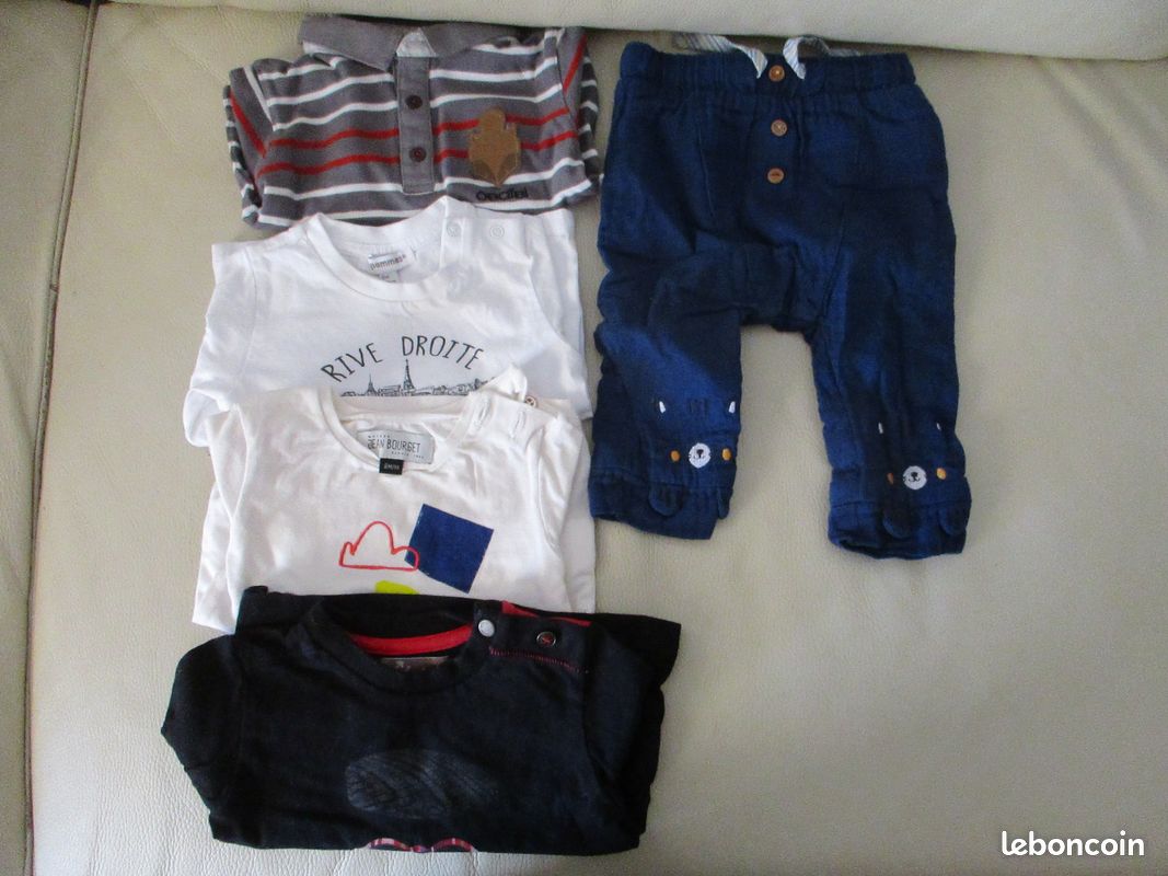 Vêtements bébé 6 mois / T.B.E / lot n°3 (image 1)