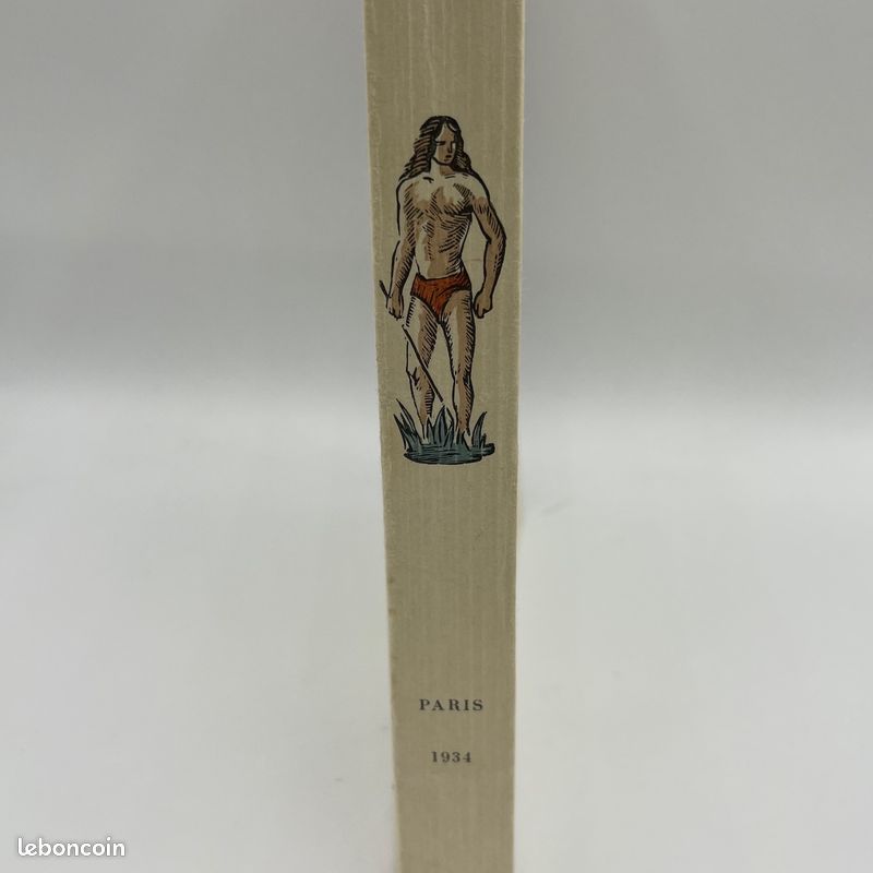 VOLTAIRE – L’ingénu, rare exemplaire original, ex num. 2223/2500, 1934, broché, souple et non coupé (image 8)