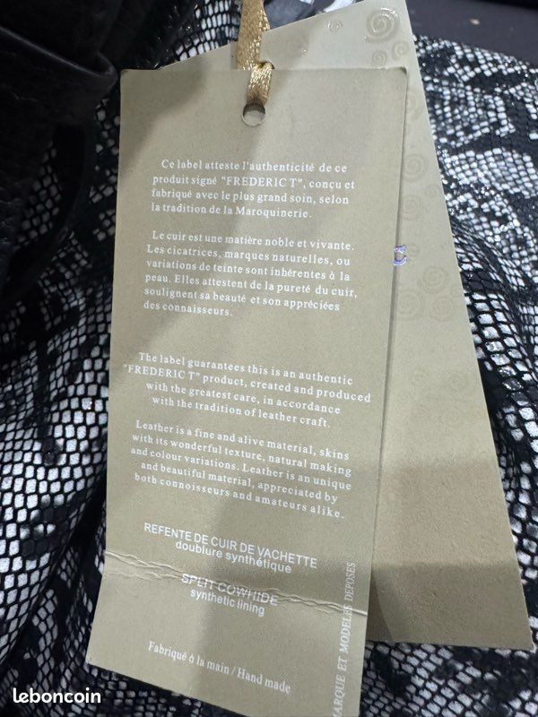 Sac à main Frederic T motif serpent (image 9)
