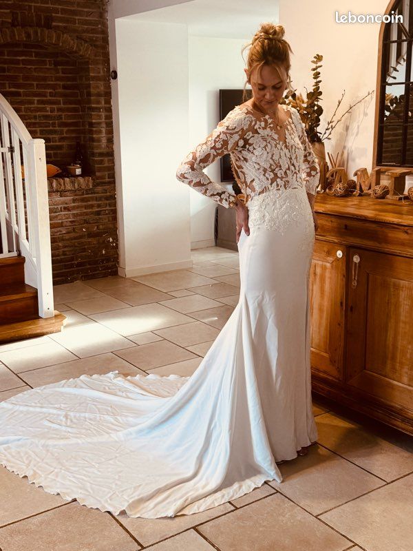 Robe de mariée Sirène taille 34 (image 1)