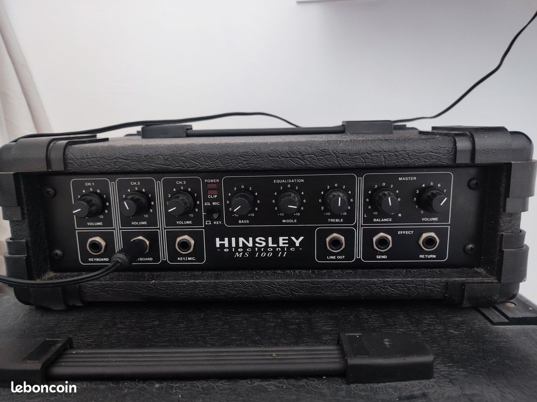 Amplificateur Pour Clavier Hinsley MS 100 II - Occasion - Puissance
