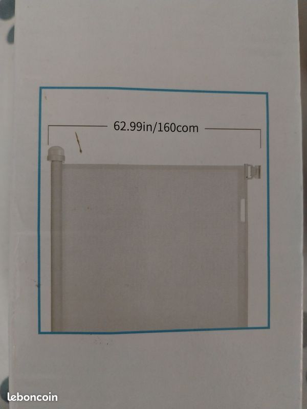 Barrière enroulable pour protéger escalier (image 3)
