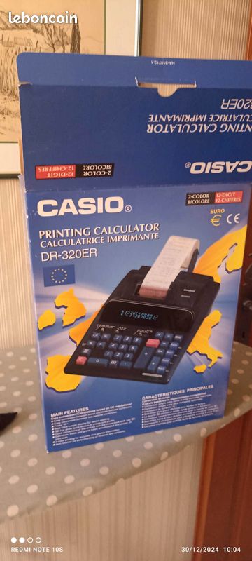 Calculatrice Imprimante Casio DR-320ER - Très Bon état - Secteur