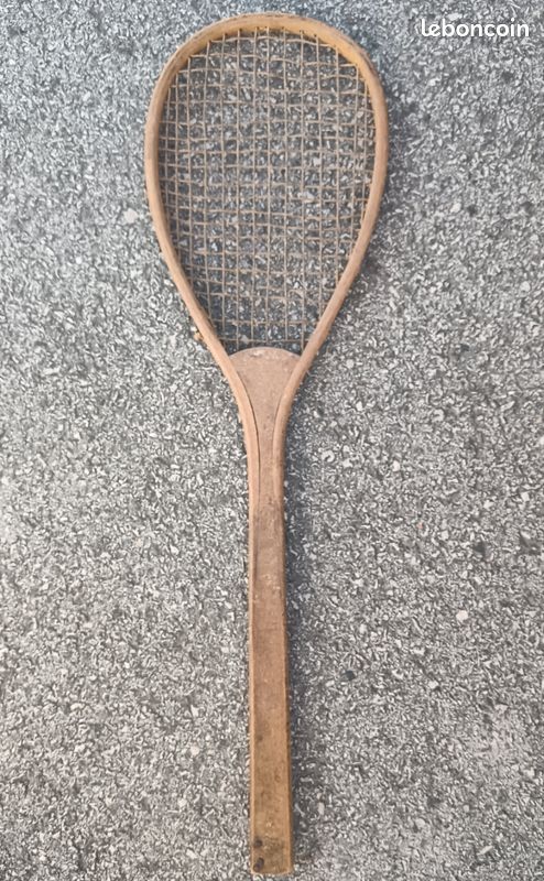 ANCIENNE RAQUETTE BOIS de Tennis de collection Gauthier EUR 25,00