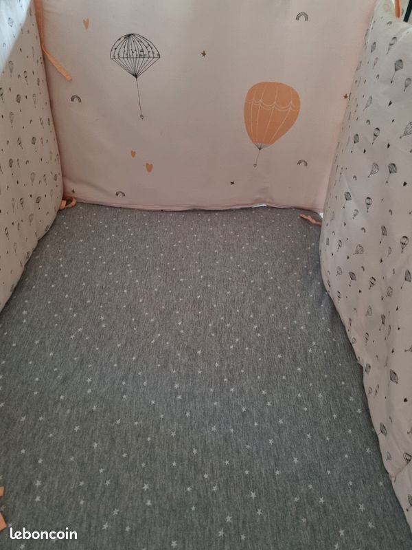 Tour de lit + drap (image 1)