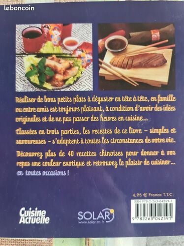 [Livre] Cuisine chinoise - Bon état (image 3)