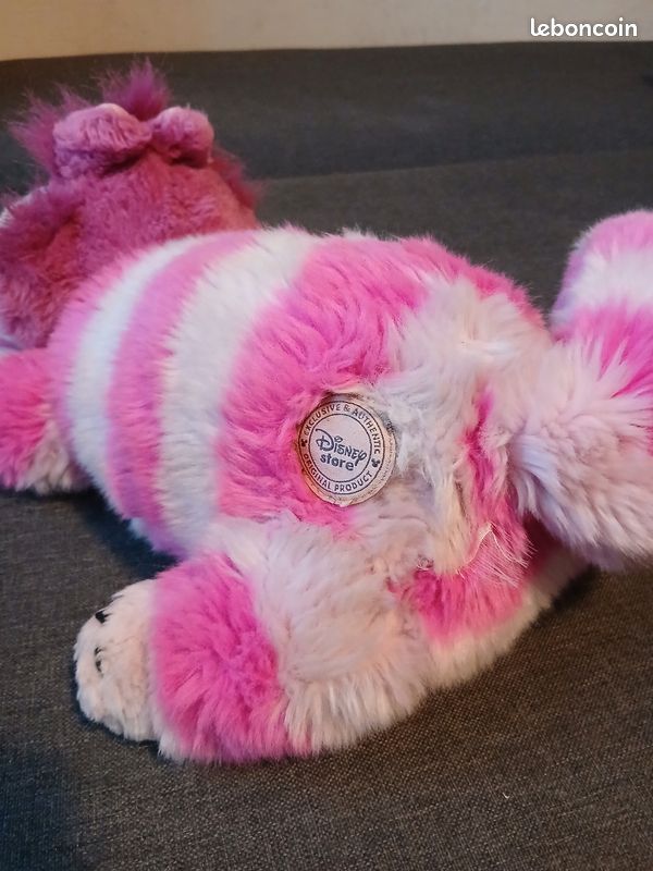 Peluche chat Alice au pays des merveilles disney store 30cm - Jeux & Jouets