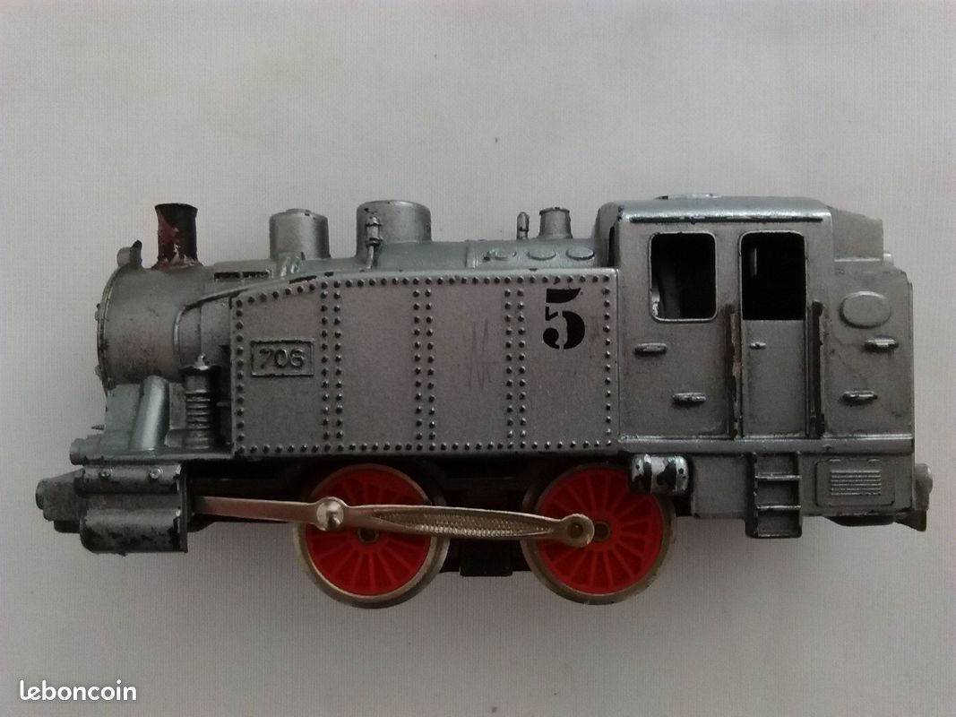 Train Mécanique Jouef Super Junior 7205 – Locomotive Vapeur – Bon état