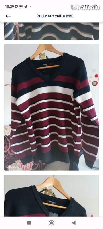 Pulls homme taille M/L (image 2)