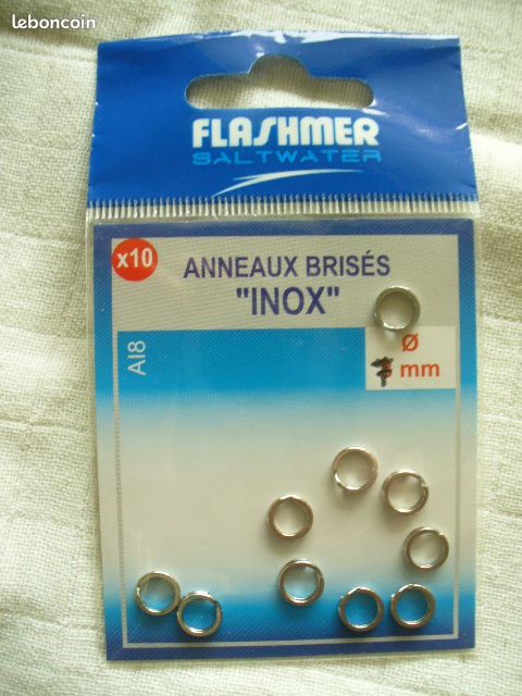 Anneaux Forgé Inox Flashmer - Fiche Produit Top Fishing