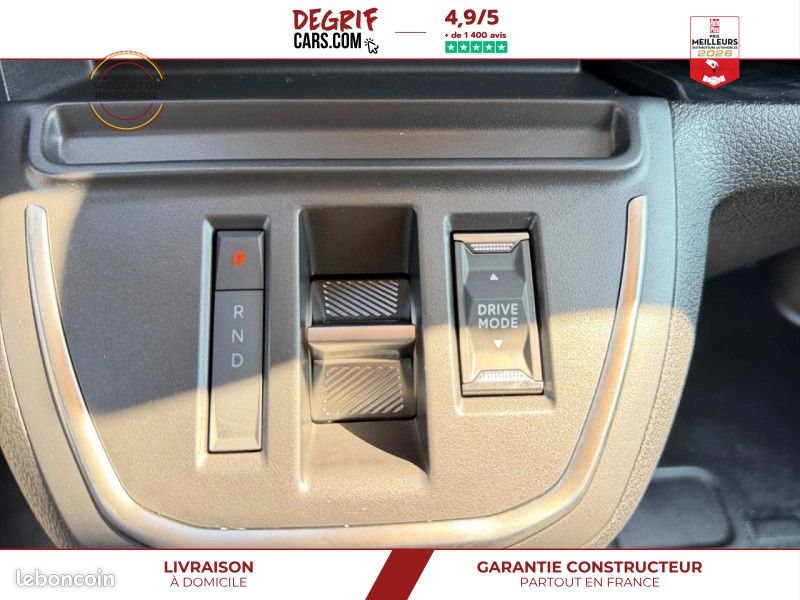 Fiat Scudo XL NOUVEAU MOTEUR 2.2 BlueHDi 180 EAT8 CABINE APPROFONDIE 5 PLACES + Pack Premium Conn... (image 22)