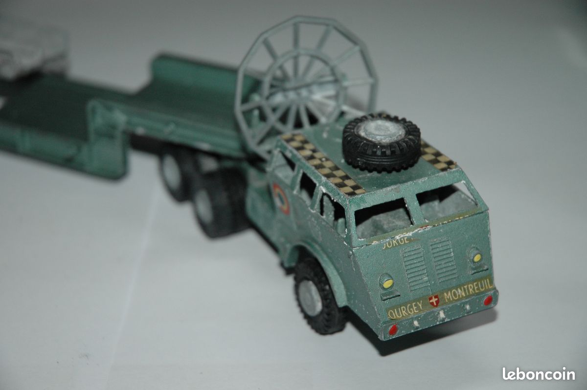 Camion Pacific Grue Du Génie Militaire - France Jouet - 1/43 Métal - Occasion