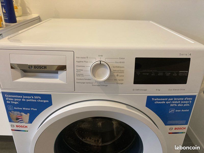 Lave-linge hublot Bosch Série 4 - 9kg (image 2)