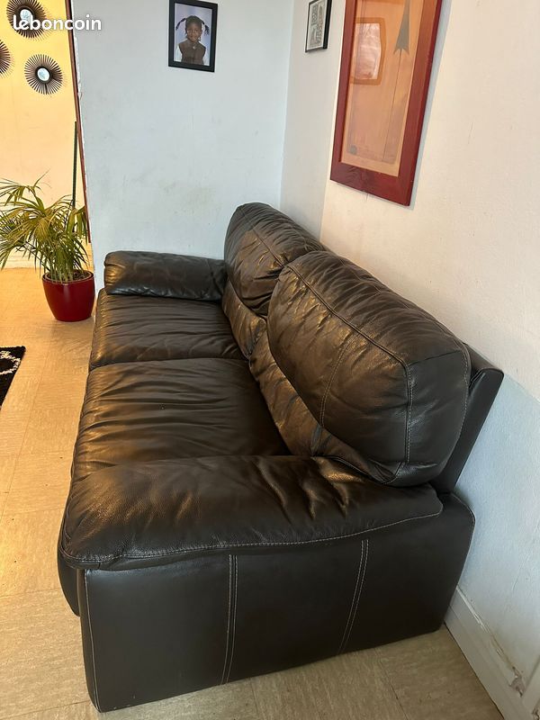 Canapé cuir (image 2)