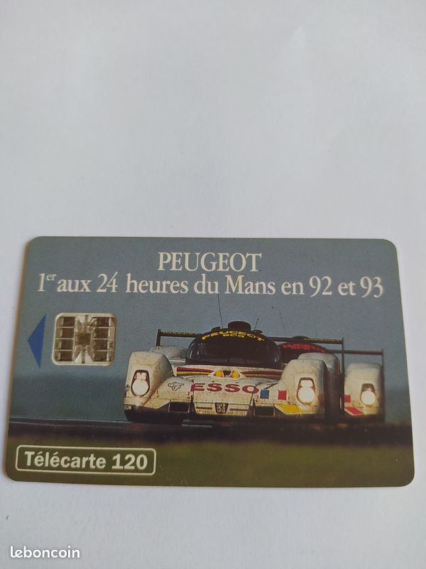 Télécarte Publicitaire Peugeot Assistance – 120 Unités – Juillet 1993