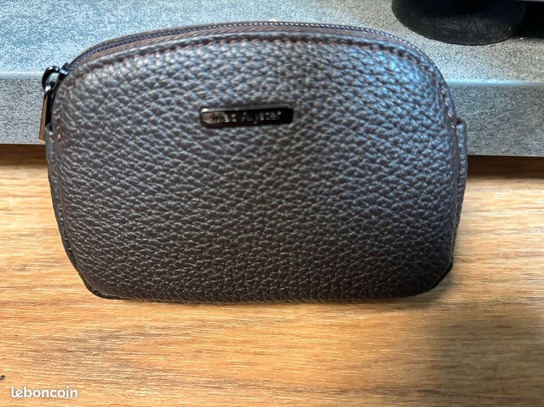 Porte monnaie Mac Alyster Cuir neuf marron Accessoires