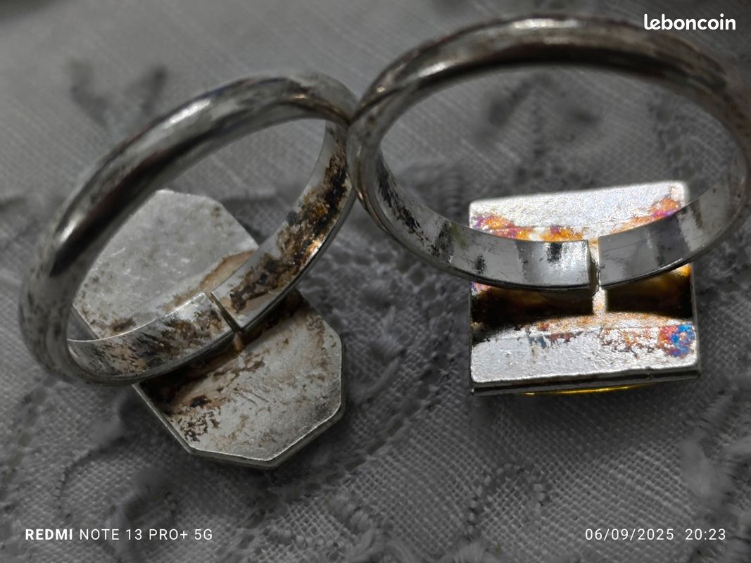 Lot de 10 bagues art déco (image 16)