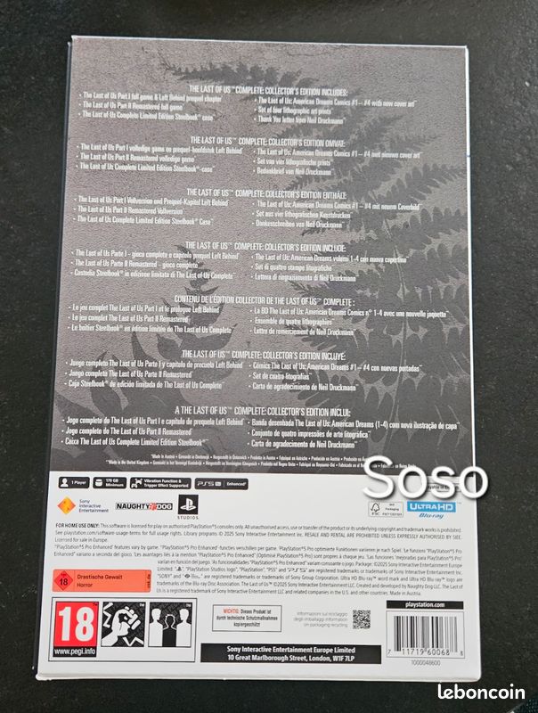 Collector the last of US ps5 neuf (image 2)