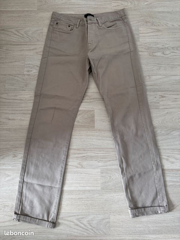 Pantalon beige regular THE KOOPLES T29 (image 1)