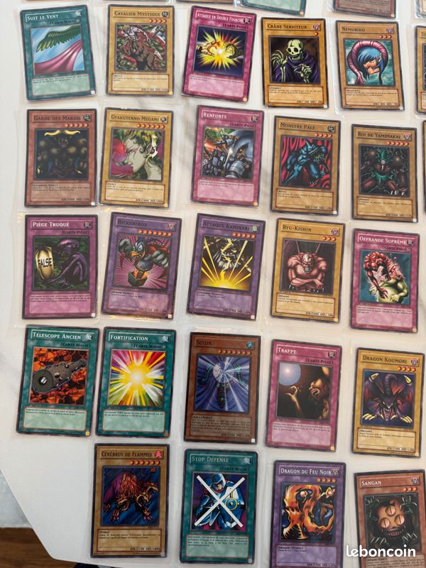 Lot 97 cartes Yu-Gi-Oh françaises 1ère édition — dont Dragon Blanc, Sœurs de Harpie, Monster Reborn (image 12)