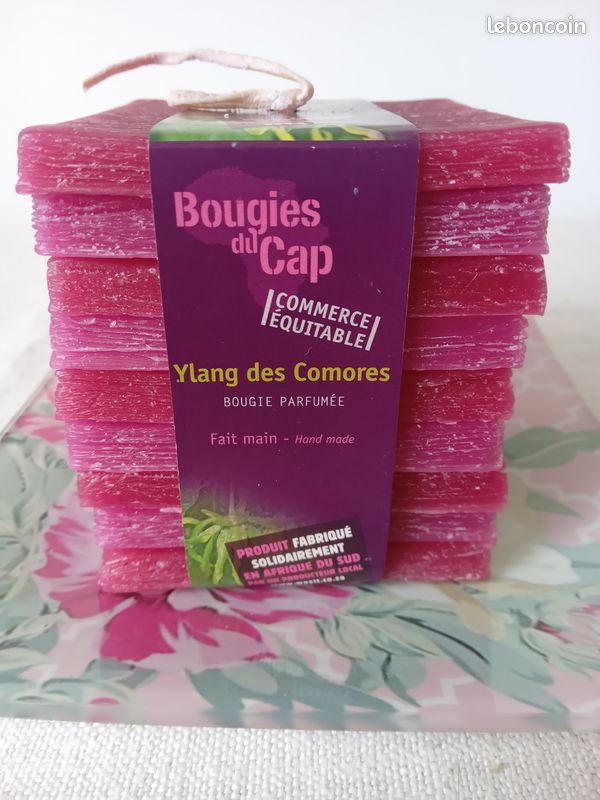 BOUGIE EQUITABLE FABRIQUée EN AFRIQUE DU SUD NEUVE + SUPPORT (image 5)