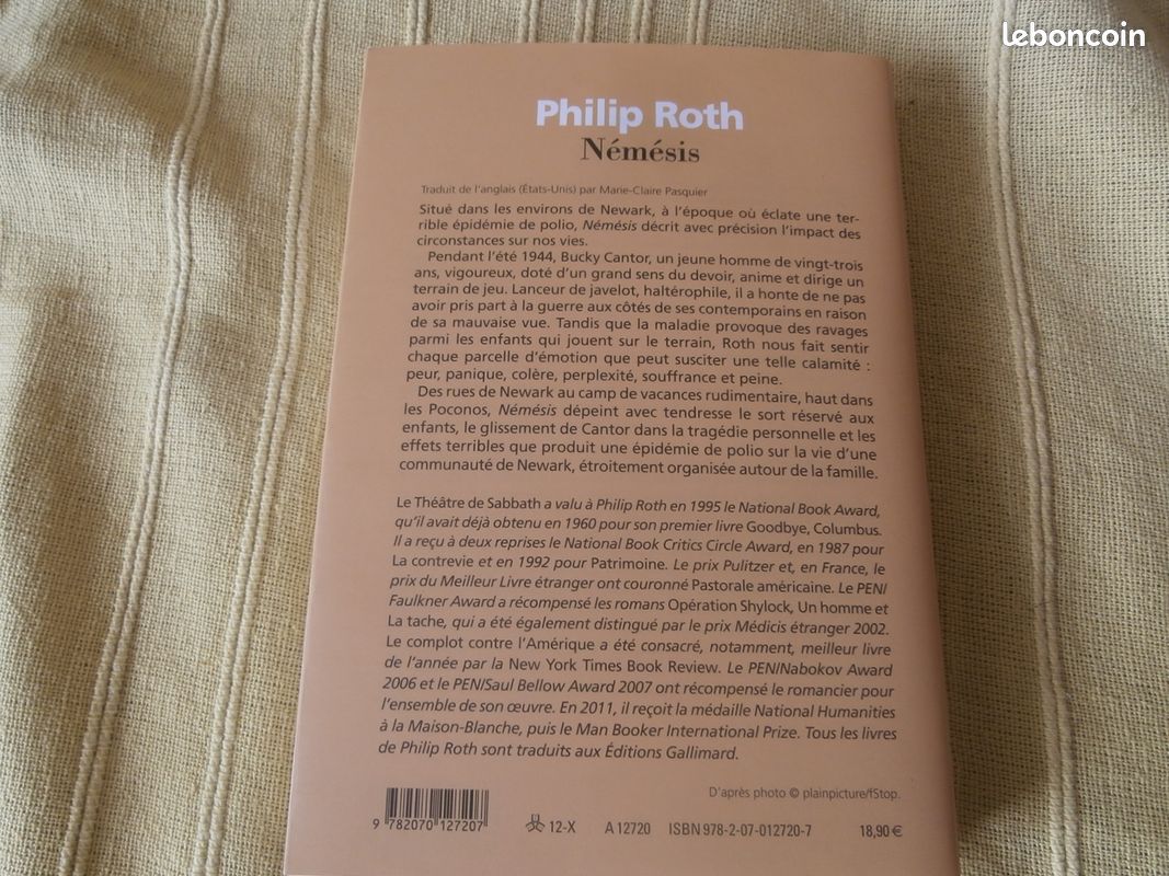 Livre Nemesis de Philip Roth (image 2)