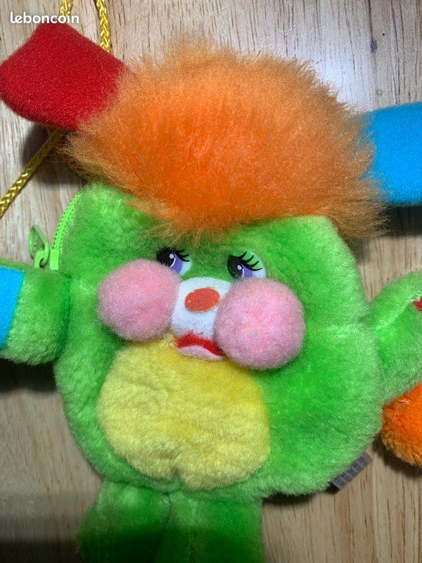 Sacoche Vintage Popples - Petite Trousse Rétro Années 80-90 - NEUVE