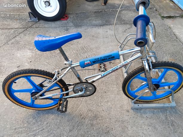 Vélo BMX Motobecane Vintage – Chrome Rouge, Années 80, Excellent état