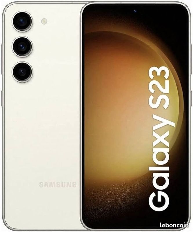 Samsung Galaxy S23 crème (image 1)