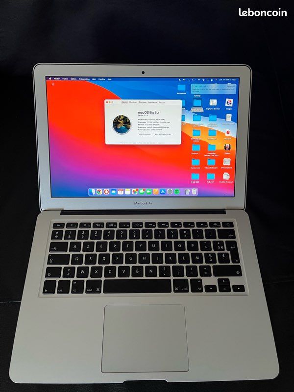 MacBook Air 13” (début 2014) – i7, 8 Go RAM, 256 Go SSD – Très bon état (image 2)