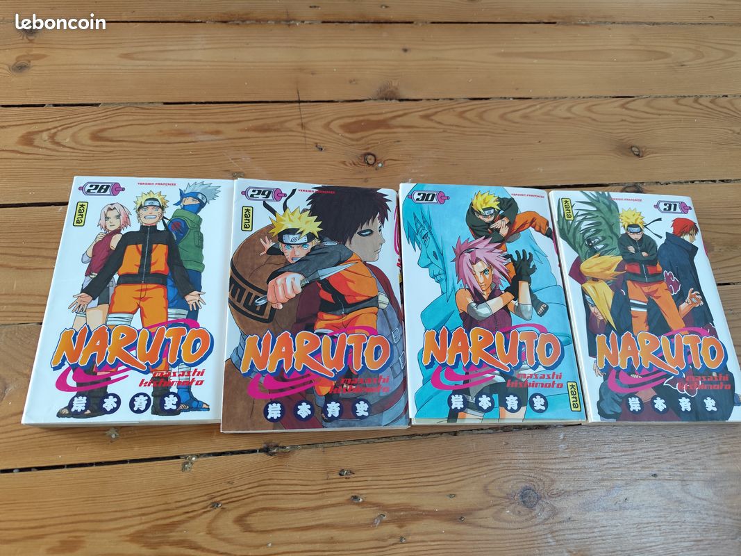 Lot 4 mangas Naruto (image 1)