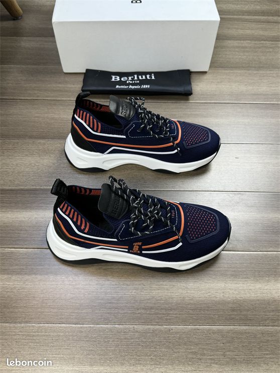 Sneakers Chaussures Berluti BERLUTI Fast Track Perforated Venezia
