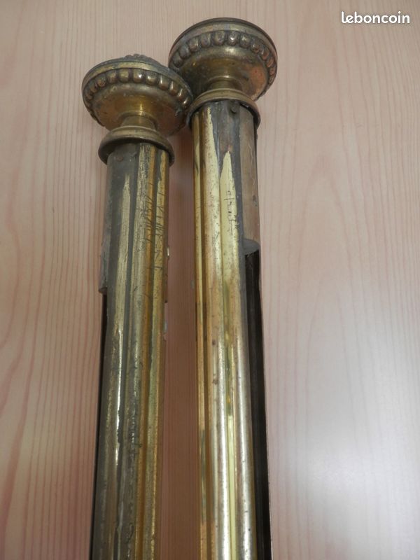 Barres à rideaux en laiton, style Louis XVI (image 2)