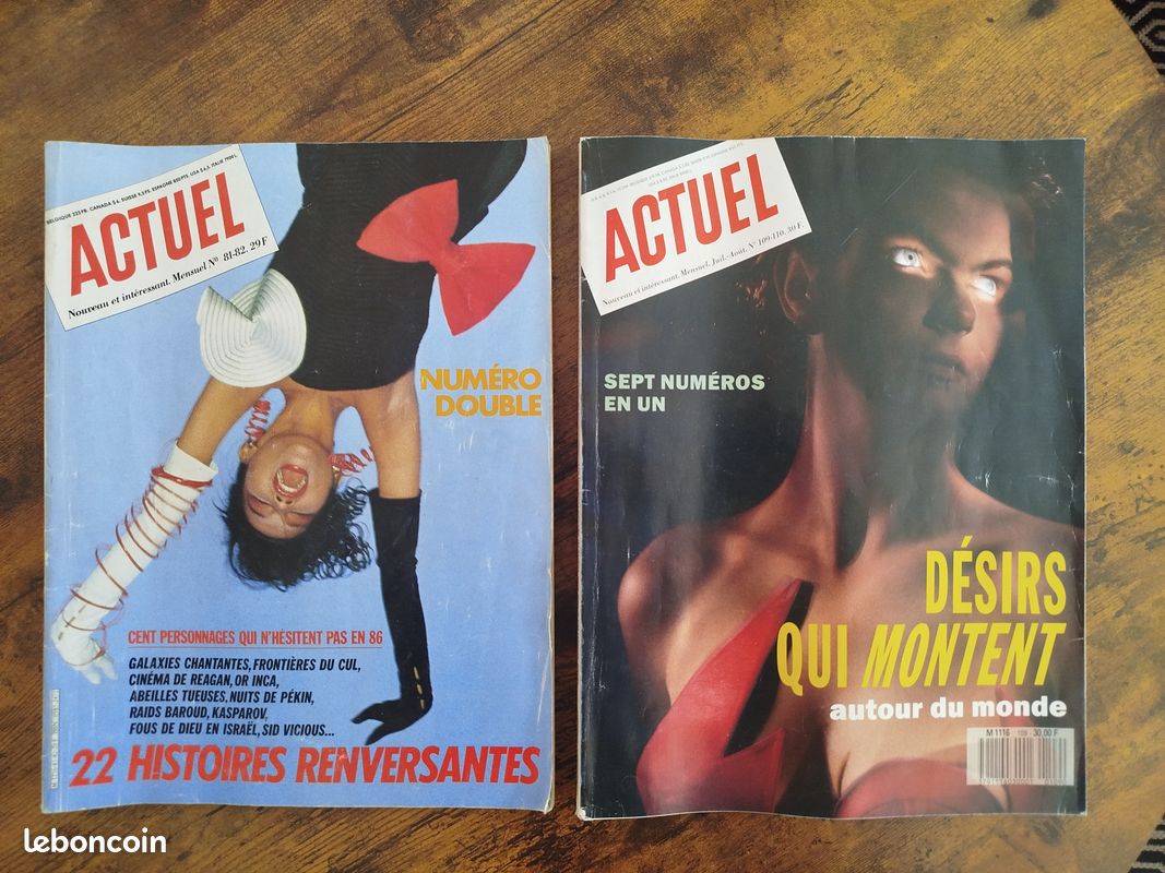 Lot de 2 actuel 1986 et 1988 (image 1)