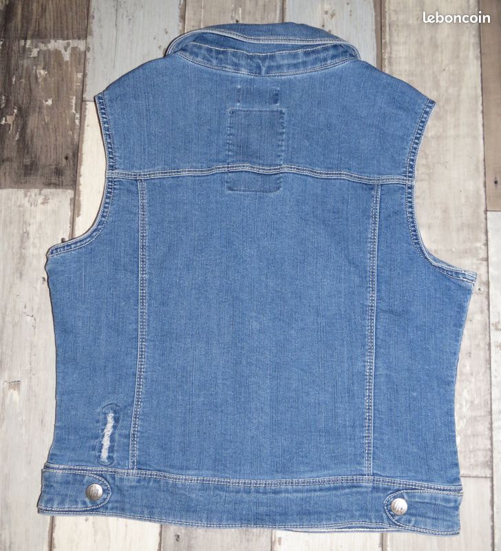 Veste en jean sans manche Orchestra fille 14 ans - 14AF23 (image 2)