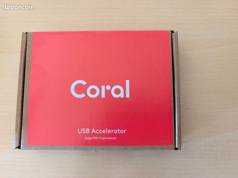 Google Coral USB Accelerator Edge TPU IA– Comme neuf – Facture + (image 1)