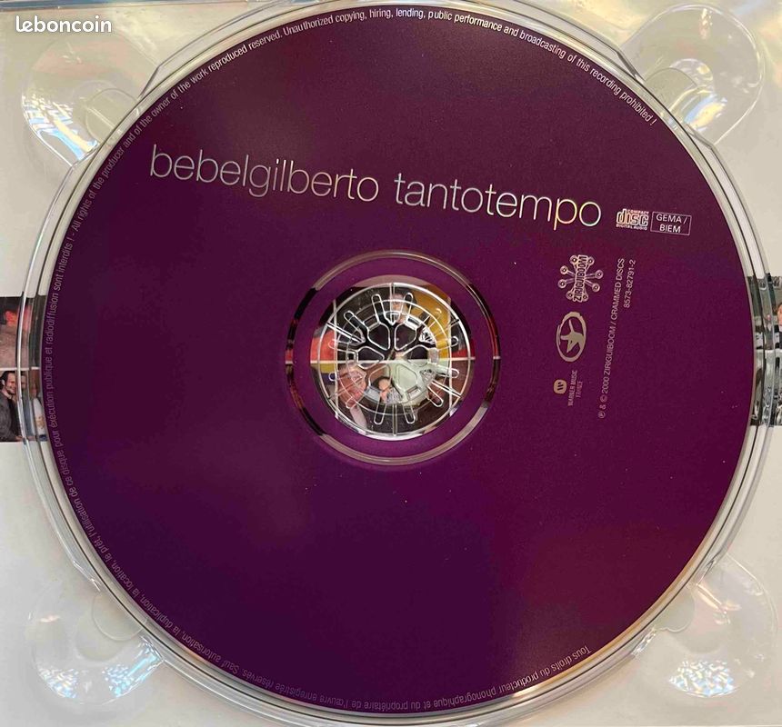 ♥🎼 CD 🇧🇷 Bebel Gilberto (Tanto Tempo) ✷ 2000 (image 4)