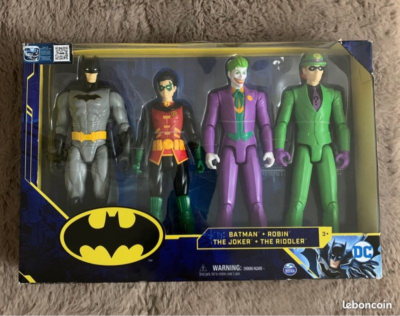 Figurines Batman , Robin, Joker, The Ridder (image 1)