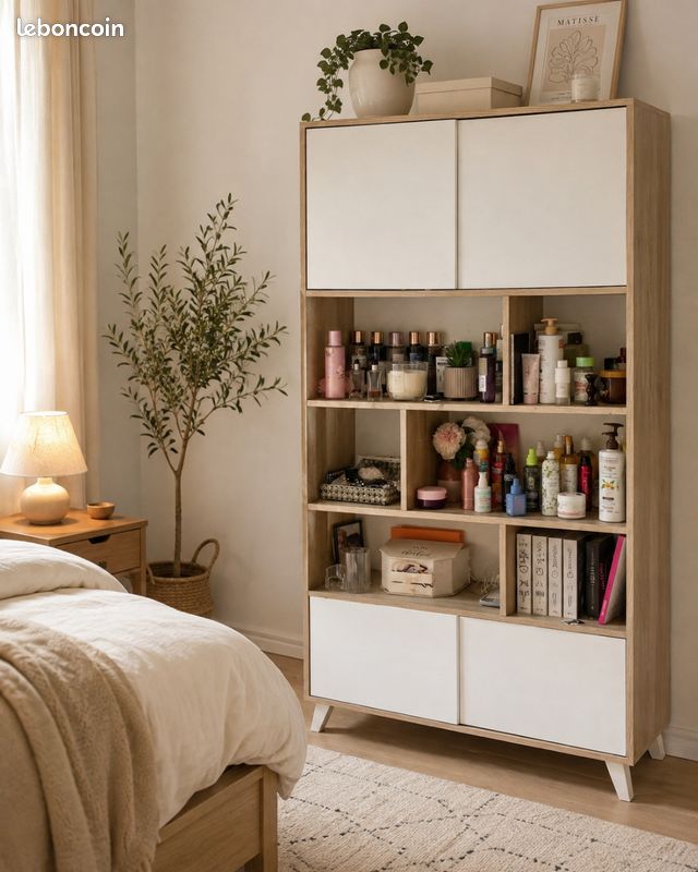 Bibliothèque scandinave valeur 220e (image 1)