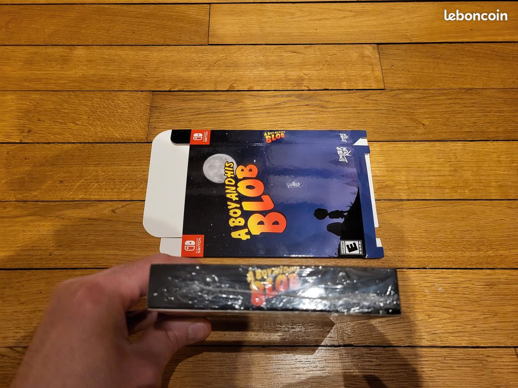 A Boy And His Blob Deluxe Edition + Jaquette rechange + Card #165 Nintendo Switch Neuf Sous Blister (image 4)