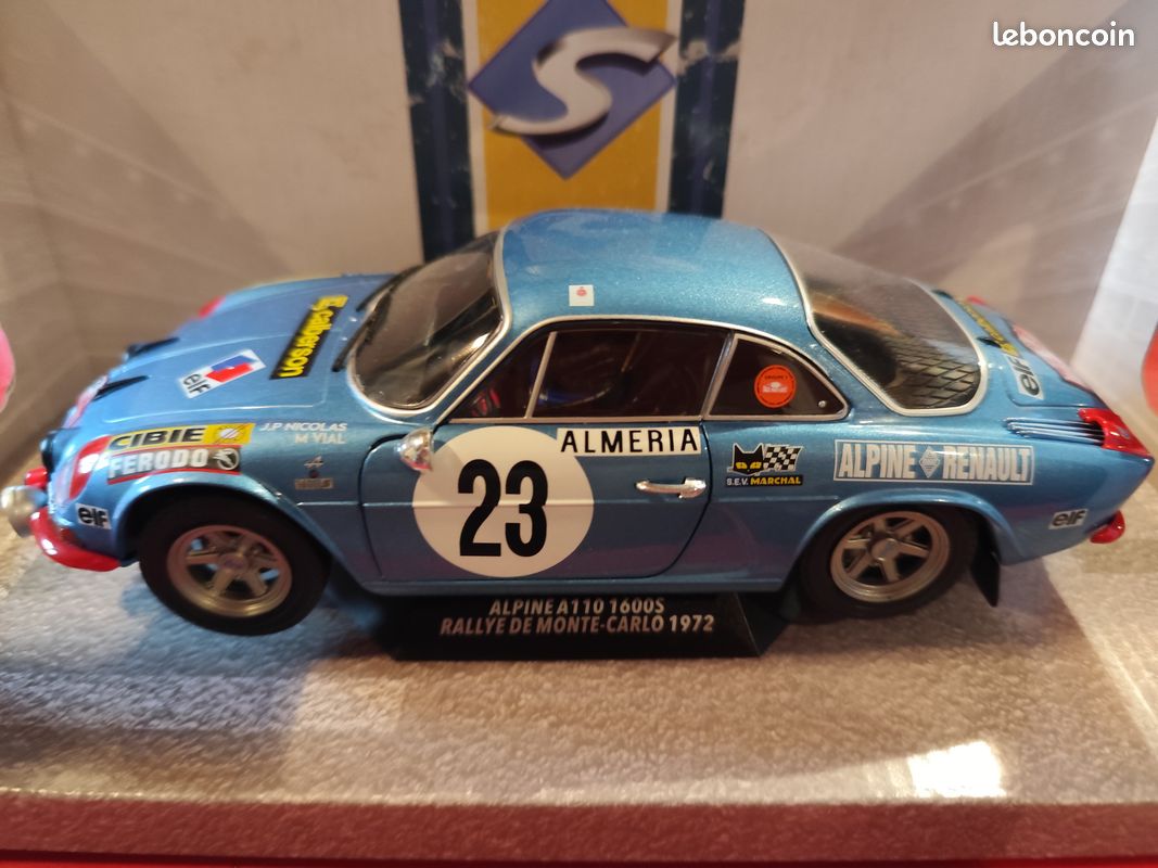 Solido 744Z 1:43 - R5 Alpine N°28 Rallye Monte Carlo 1979 - Saby - Version Transformée/peinte - Occasion