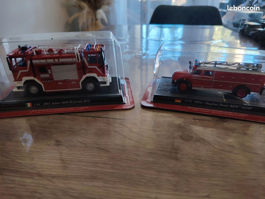 CIJ France camion de Pompiers Auto-pompe (à restaurer) réf