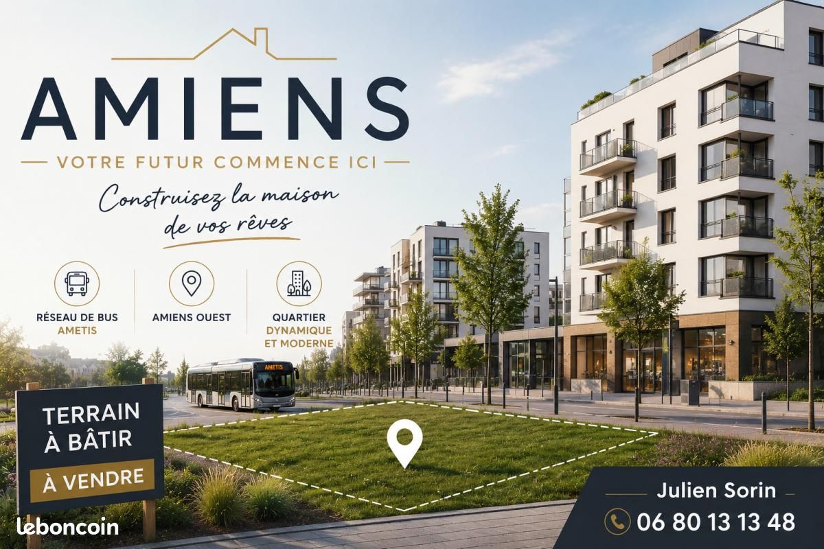 Terrain 308 m² Amiens (image 1)