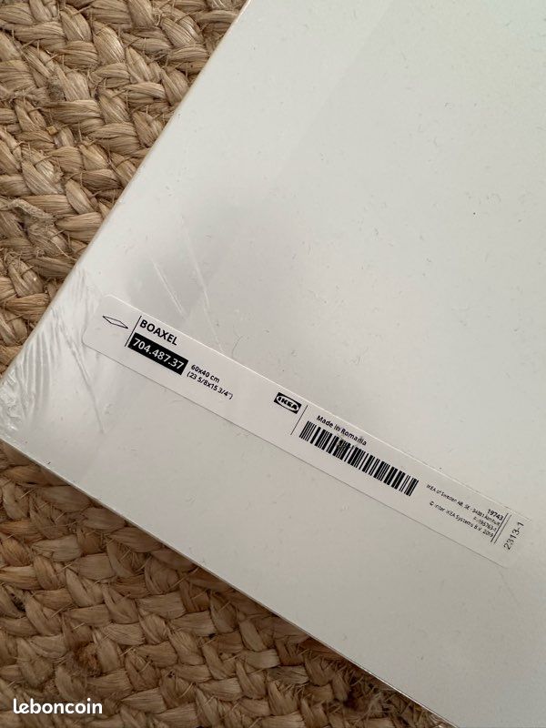 Lot de 2 planches en bois IKEA boaxel 60/40 neuves avec étiquette (image 3)
