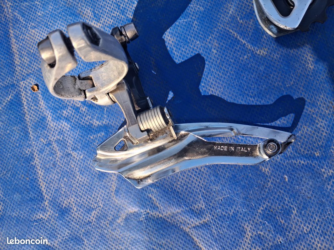 Dérailleur Avant Campagnolo Mirage 9v – Vintage 90's – Made In Italy – Pour Vélo Route