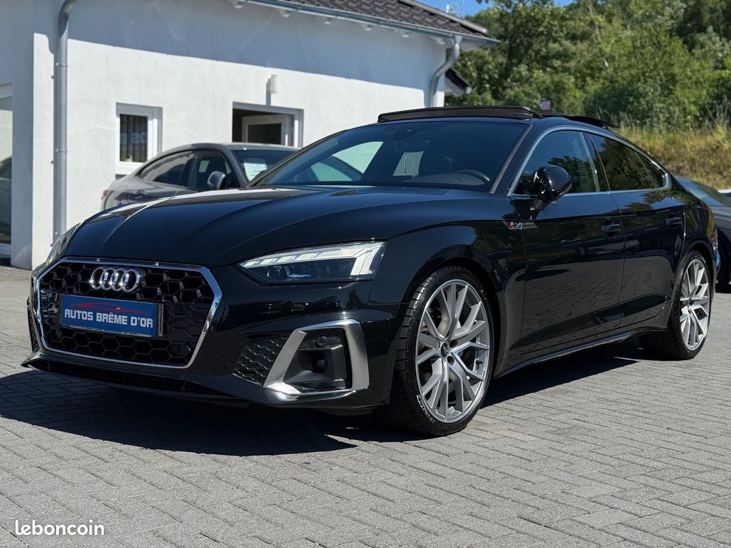 AUDI A5 SPORTBACK 459/mois GARANTIE 6 ANS 40 TDI 190ch S-TRONIC 7 S LINE Toit ouvrant RS Audi SPORT Méplat COCKPIT AppleCarPlay 1ère MAIN Origine française Aucun frais à prévoir (image 18)