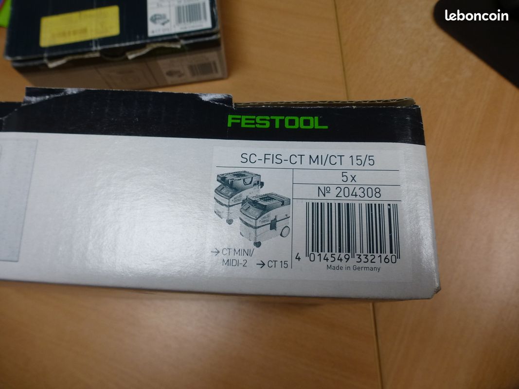 Sac aspirateur Festool 204308 SC-FIS-CT MINI/MIDI-2/CT15 (image 3)